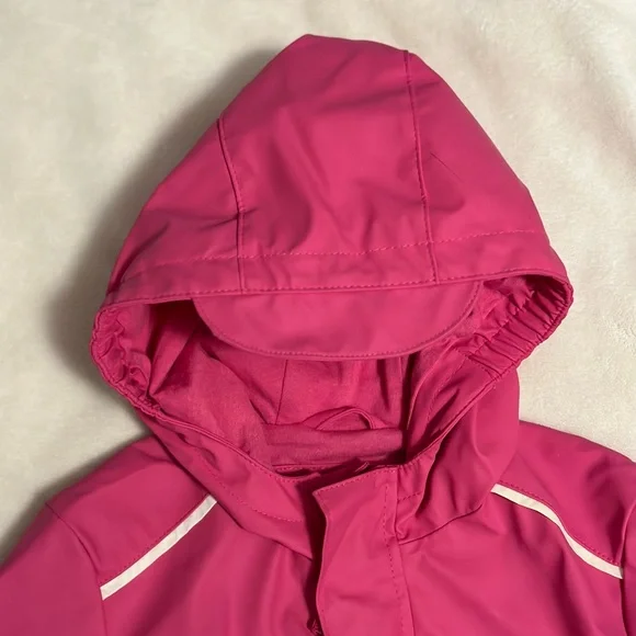 Cat & Jack Hot Pink Raincoat 4t - Picture 4 of 4